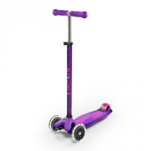 Patinete maxi deluxe led lila - Micro