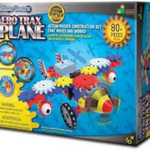 Set Aero Trax Plane Techno Gears - Learning Resources
