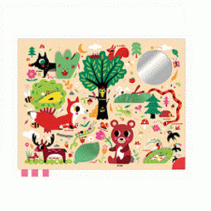 Mi tapiz de juego de los animales del bosque - SM