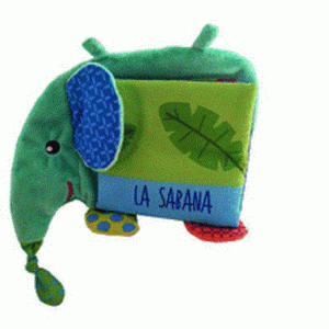 Siluetas elefante y sus amigos de la sabana - Edebe